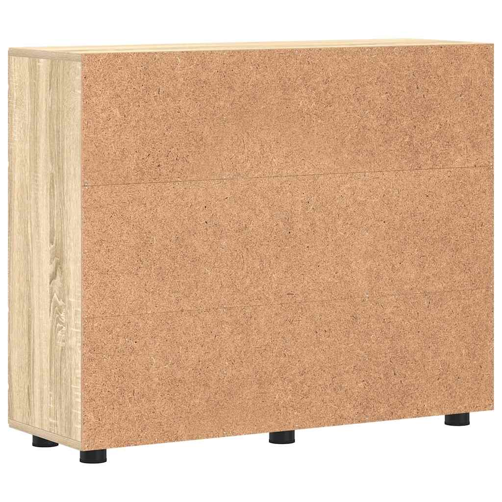 Sideboard mit Tür Sonoma-Eiche 55.5 x 29 x 100 cm Holzwerkstoff