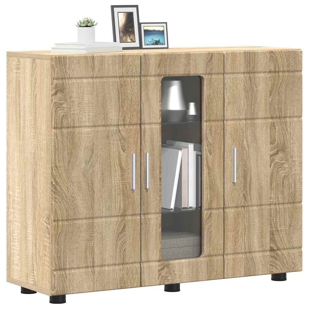 Sideboard mit Tür Sonoma-Eiche 55.5 x 29 x 100 cm Holzwerkstoff