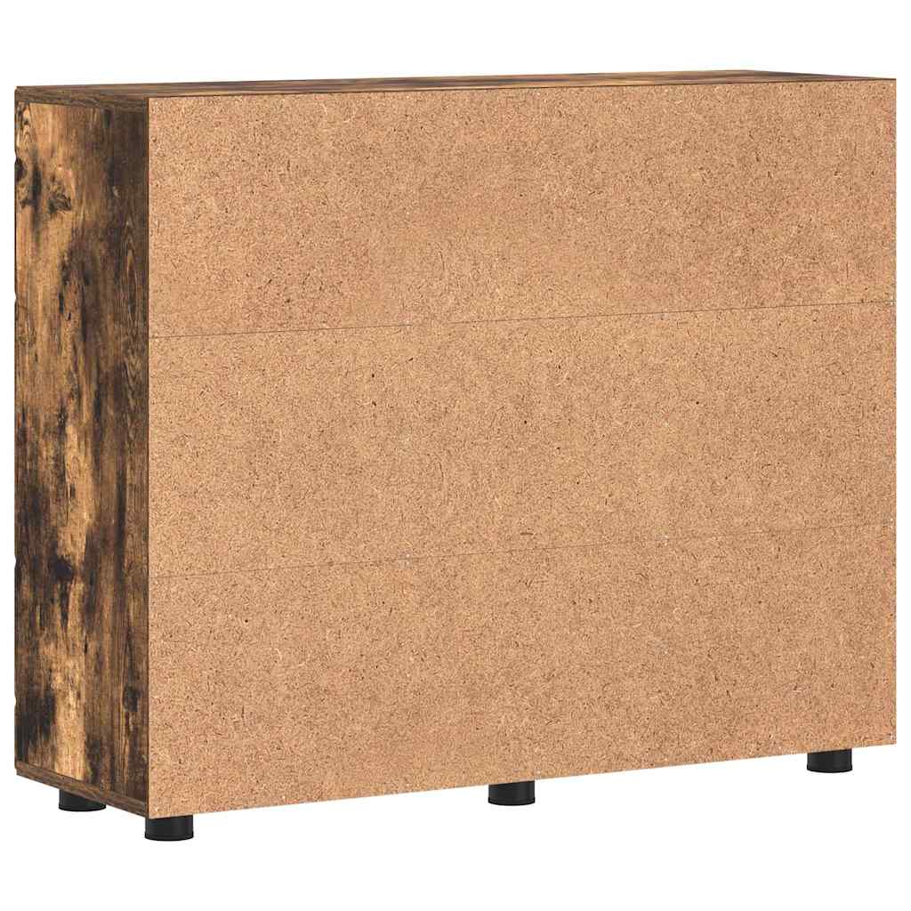 Sideboard mit Tür Räuchereiche 55.5 x 29 x 100 cm Holzwerkstoff