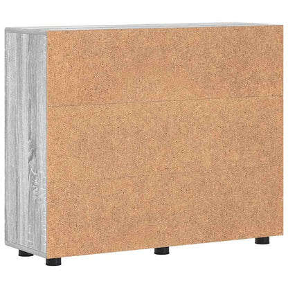 Sideboard mit Tür Grau Sonoma 55.5 x 29 x 100 cm Holzwerkstoff