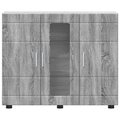Sideboard mit Tür Grau Sonoma 55.5 x 29 x 100 cm Holzwerkstoff