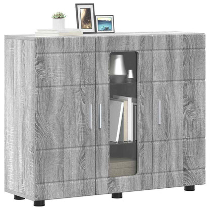 Sideboard mit Tür Grau Sonoma 55.5 x 29 x 100 cm Holzwerkstoff