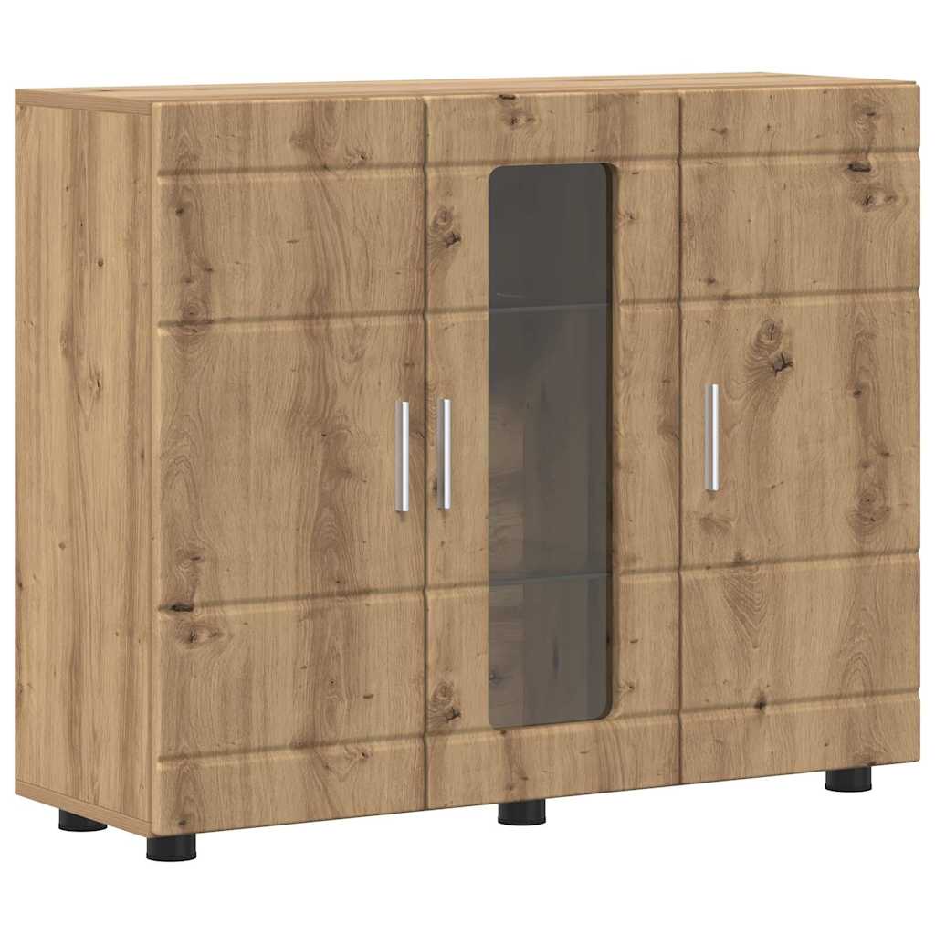 Sideboard Artisan-Eiche 55.5 x 29 x 100 cm Holzwerkstoff