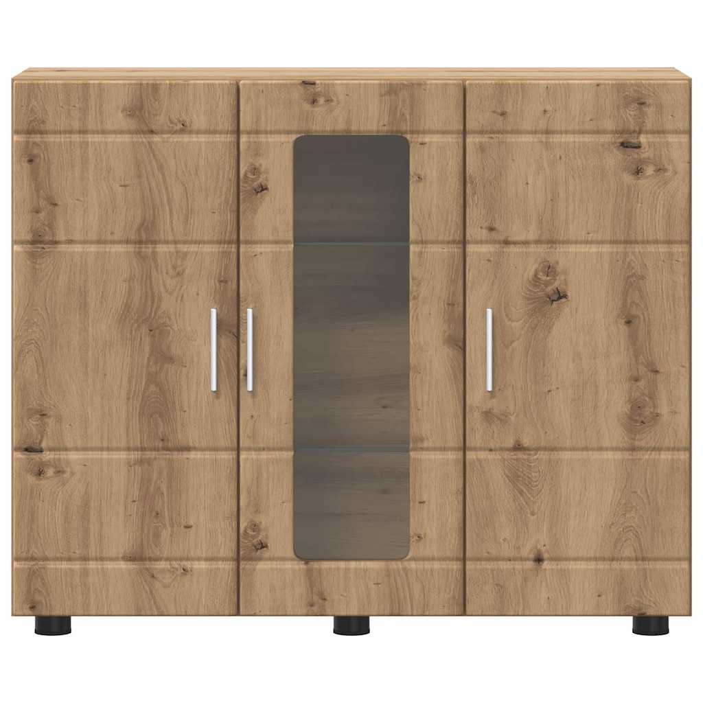 Sideboard Artisan-Eiche 55.5 x 29 x 100 cm Holzwerkstoff