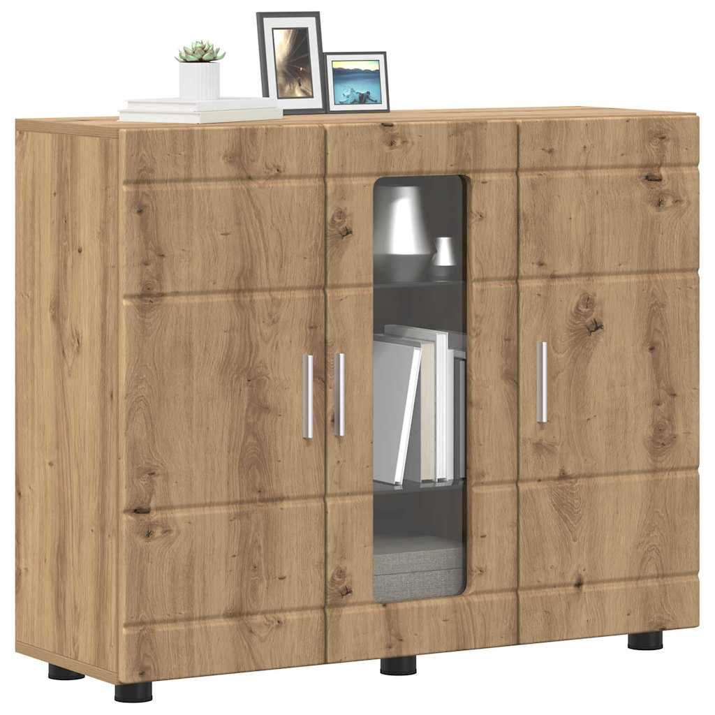 Sideboard Artisan-Eiche 55.5 x 29 x 100 cm Holzwerkstoff