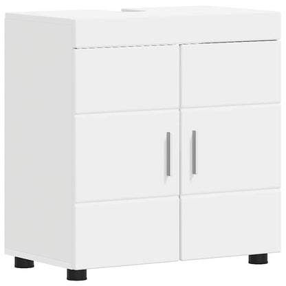 Badezimmer Waschbecken Schrank TULUM Weiß 60 x 34 x 63 cm