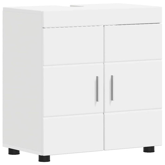 Badezimmer Waschbecken Schrank TULUM Weiß 60 x 34 x 63 cm