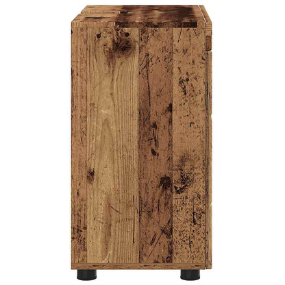 Badezimmer Waschbecken Schrank TULUM Altholz 60 x 34 x 63 cm