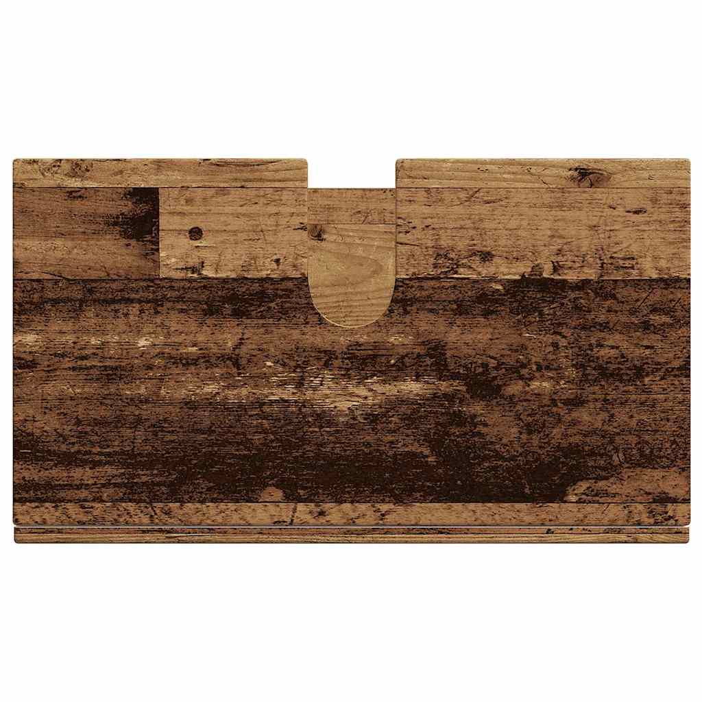 Badezimmer Waschbecken Schrank TULUM Altholz 60 x 34 x 63 cm