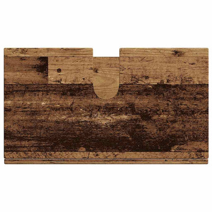 Badezimmer Waschbecken Schrank TULUM Altholz 60 x 34 x 63 cm