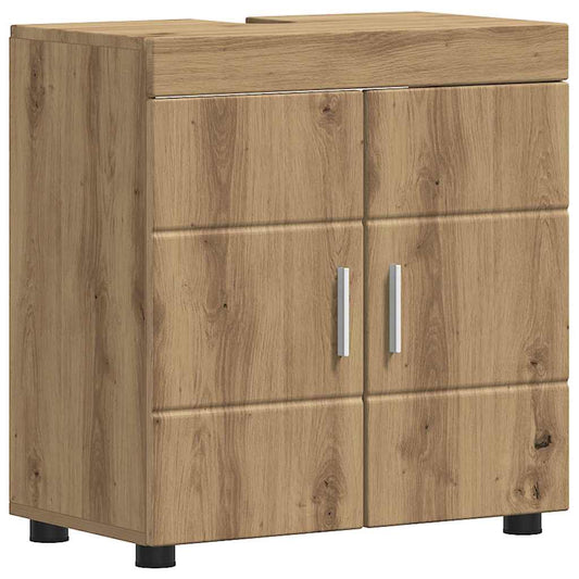 Badezimmer Waschbecken Schrank mit Speicher TULUM Artisan-Eiche