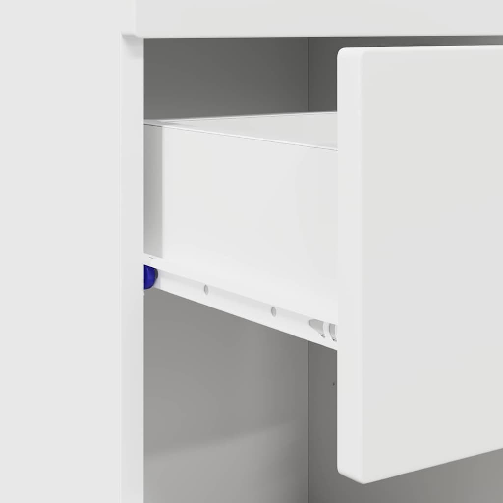 Badezimmer Schrank TULUM Weiß 37 x 31,5 x 82 cm Holzwerkstoff