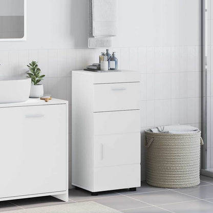 Badezimmer Schrank TULUM Weiß 37 x 31,5 x 82 cm Holzwerkstoff