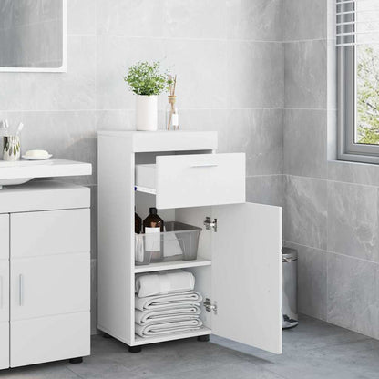 Badezimmer Schrank TULUM Weiß 37 x 31,5 x 82 cm Holzwerkstoff