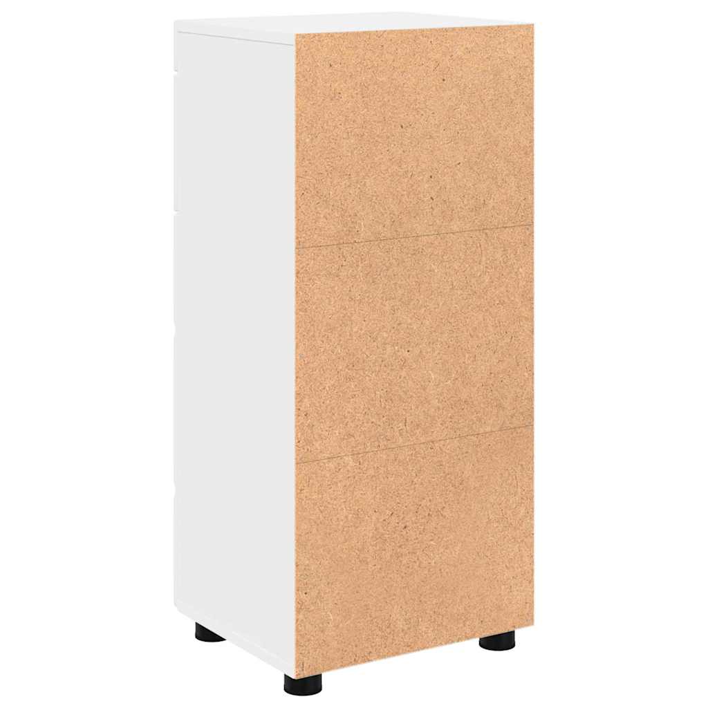 Badezimmer Schrank TULUM Weiß 37 x 31,5 x 82 cm Holzwerkstoff
