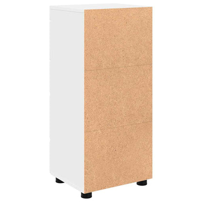 Badezimmer Schrank TULUM Weiß 37 x 31,5 x 82 cm Holzwerkstoff