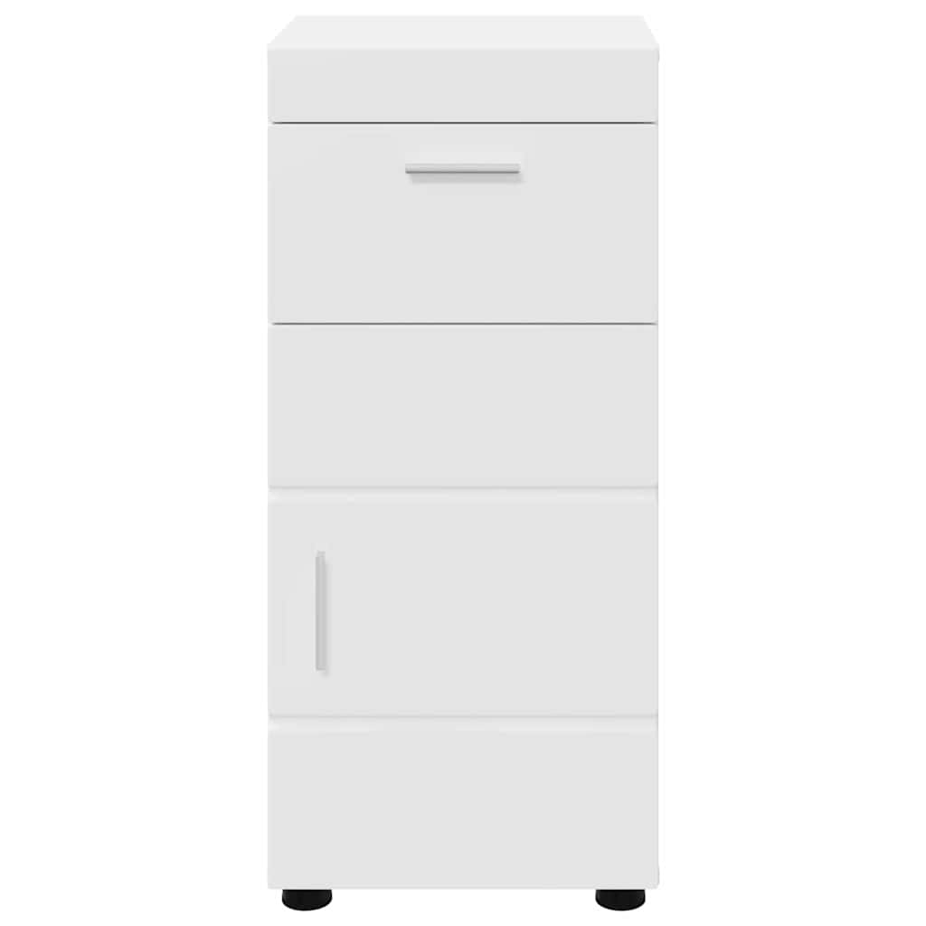 Badezimmer Schrank TULUM Weiß 37 x 31,5 x 82 cm Holzwerkstoff