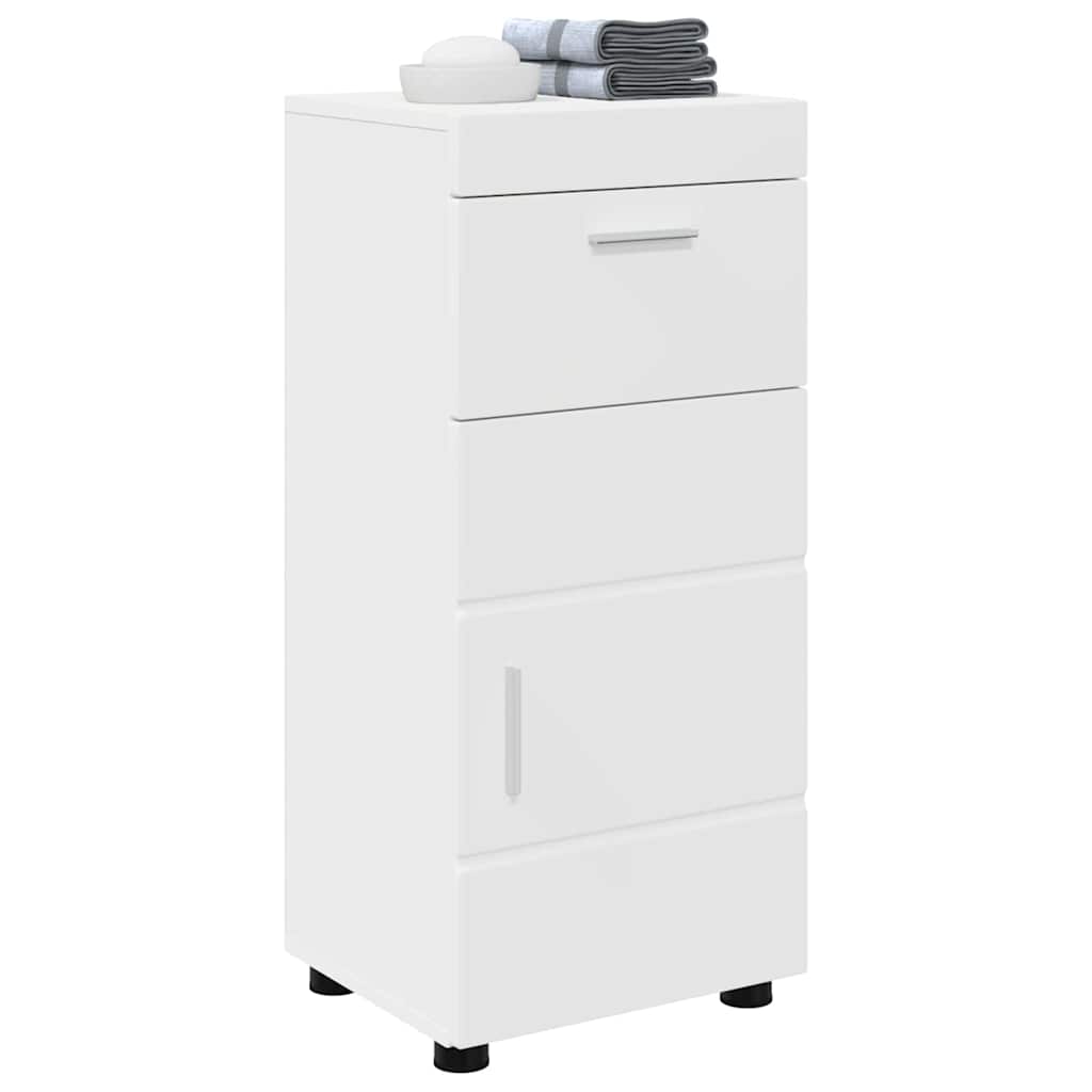 Badezimmer Schrank TULUM Weiß 37 x 31,5 x 82 cm Holzwerkstoff