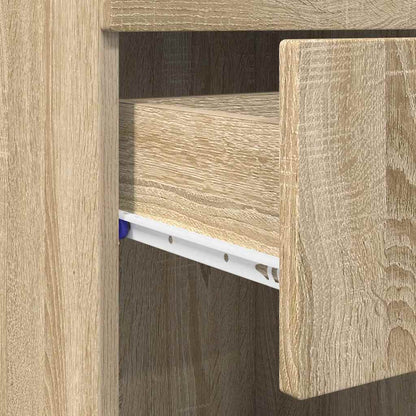 Badezimmer Schrank mit Tür TULUM Sonoma-Eiche 37 x 31,5 x 82 cm