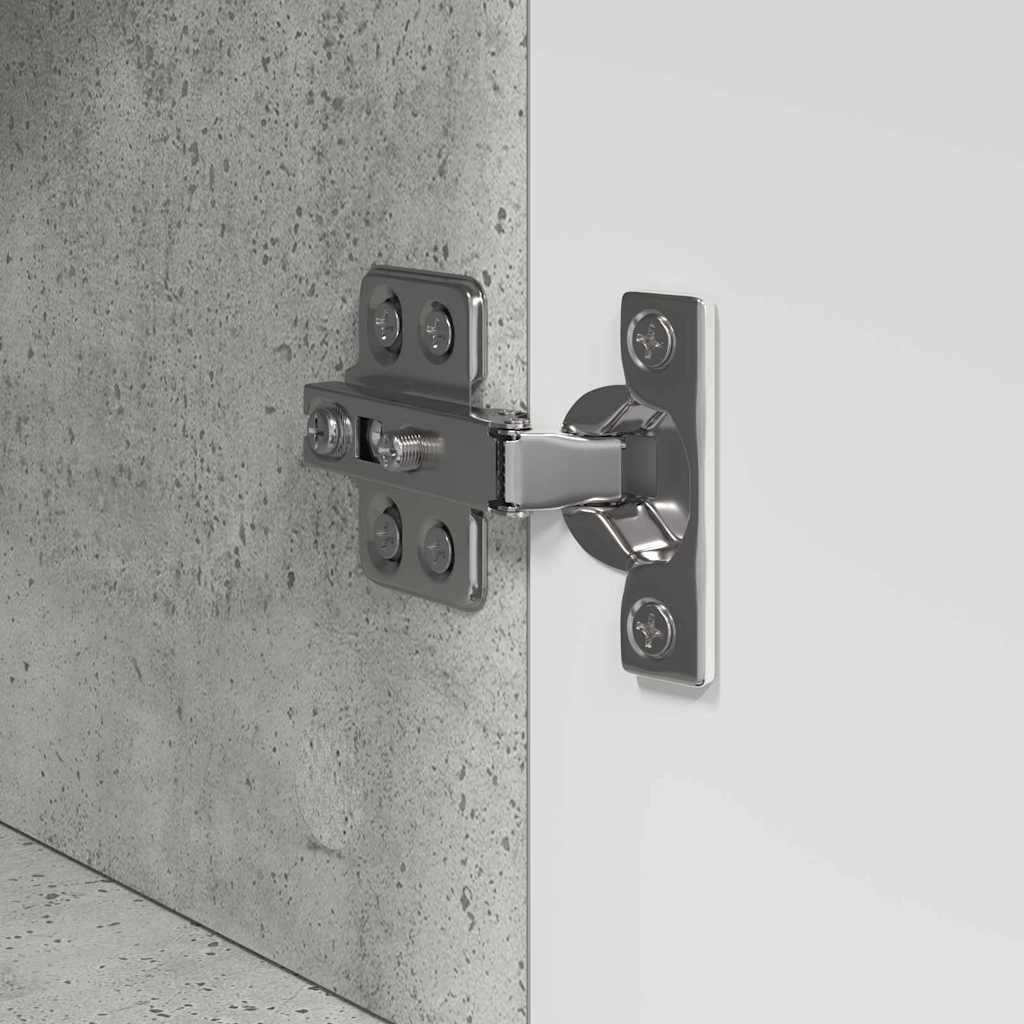 Badezimmer Schrank mit Tür TULUM Betongrau 37 x 31,5 x 82 cm