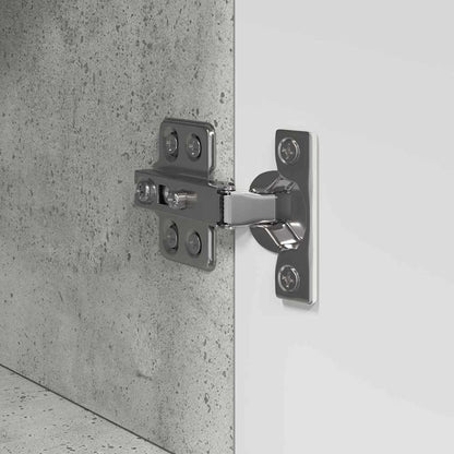 Badezimmer Schrank mit Tür TULUM Betongrau 37 x 31,5 x 82 cm