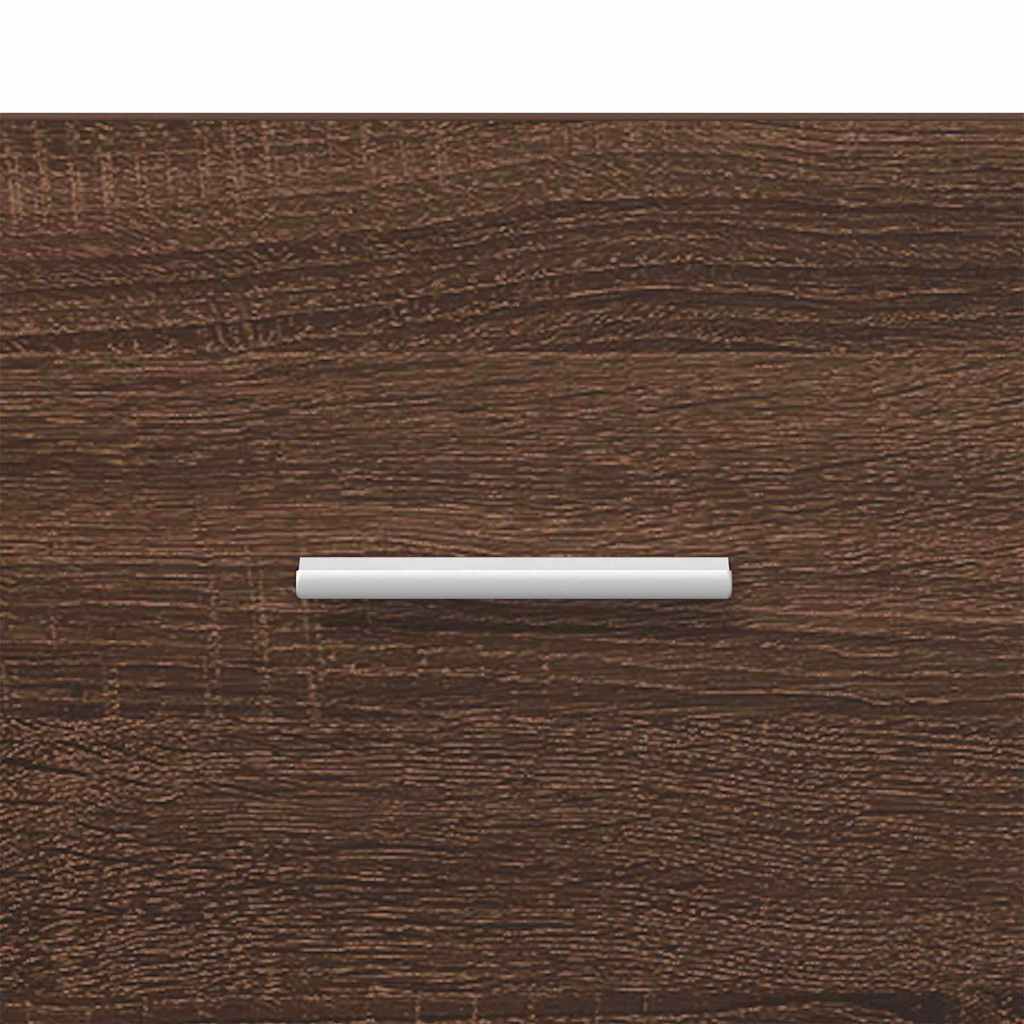 Badezimmer Schrank TULUM Braun Eichen-Optik 37 x 31,5 x 82 cm