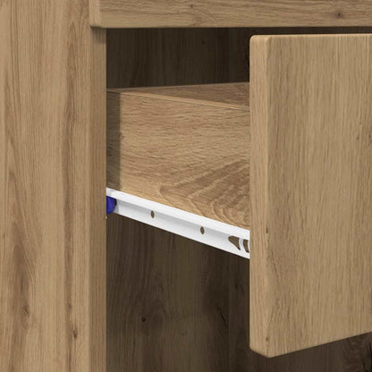 Badezimmer Schrank TULUM Artisan-Eiche 37 x 31,5 x 82 cm