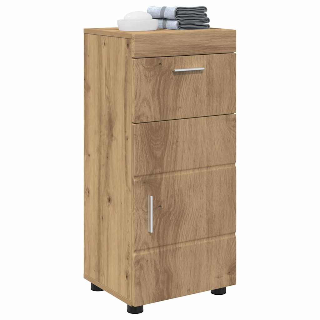 Badezimmer Schrank TULUM Artisan-Eiche 37 x 31,5 x 82 cm