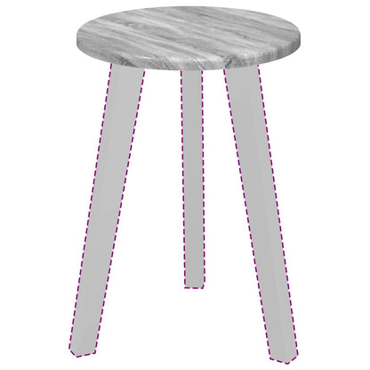 Tischplatte Grau Sonoma 30 x 30 x 1,5 cm Holzwerkstoff