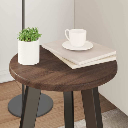 Tischplatte Braun Eichen-Optik 30 x 30 x 1,5 cm Holzwerkstoff