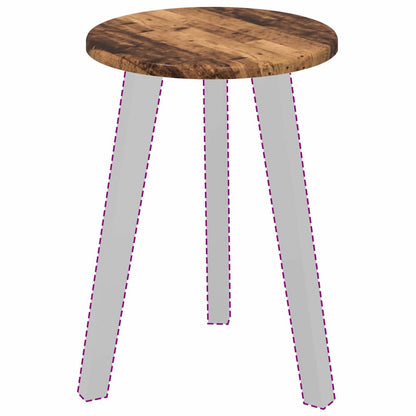 Tischplatte Altholz 30 x 30 x 1,5 cm Holzwerkstoff