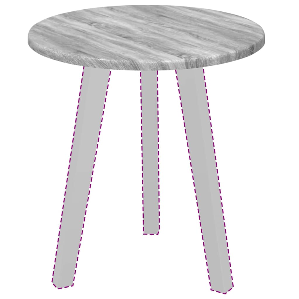 Tischplatte Grau Sonoma 40 x 40 x 1,5 cm Holzwerkstoff
