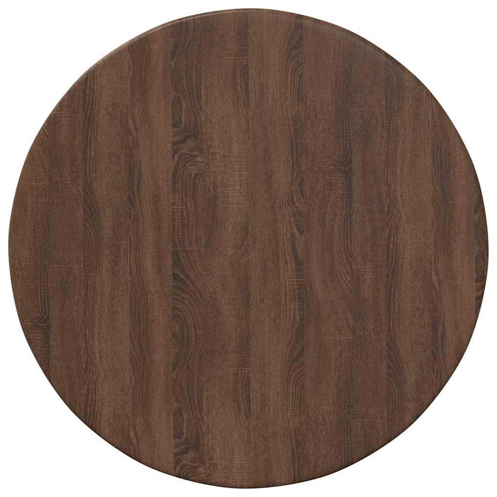 Tischplatte Braun Eichen-Optik 40 x 40 x 1,5 cm Holzwerkstoff