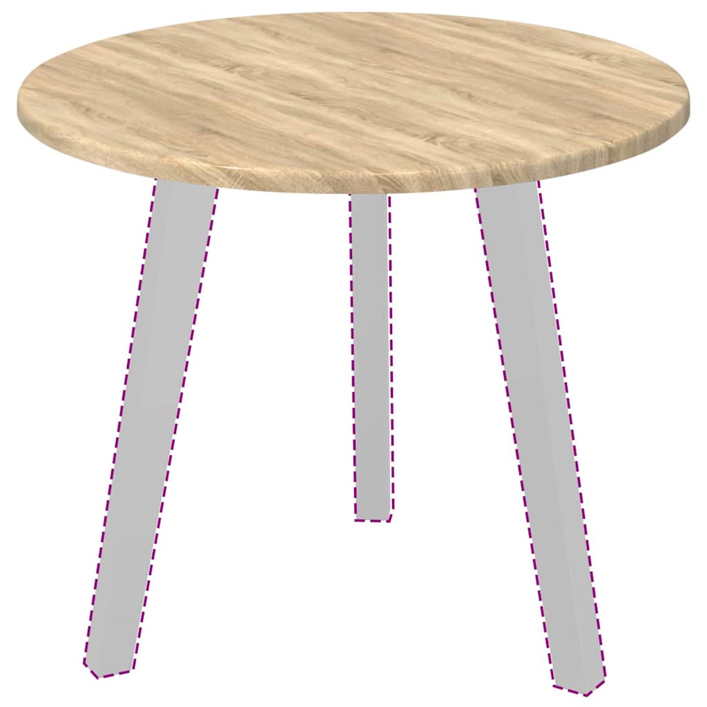 Tischplatte Sonoma-Eiche 50 x 50 x 1,5 cm Holzwerkstoff