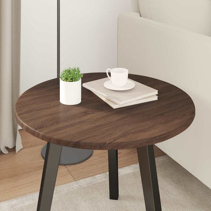 Tischplatte Braun Eichen-Optik 50 x 50 x 1,5 cm Holzwerkstoff
