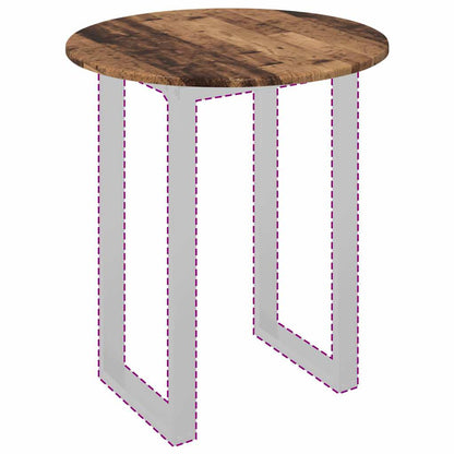 Tischplatte Altholz 60 x 60 x 1,5 cm Holzwerkstoff