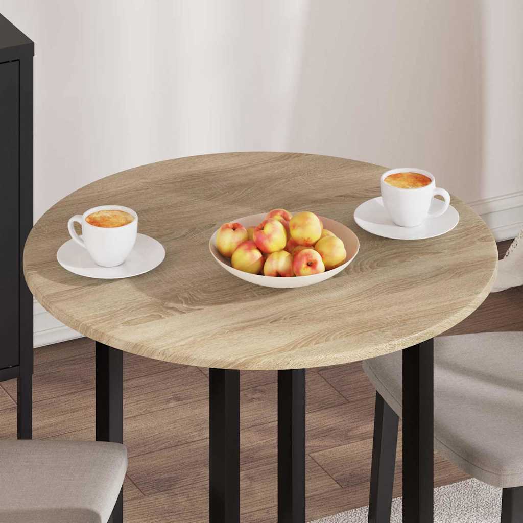 Tischplatte Sonoma-Eiche 70 x 70 x 1,5 cm Holzwerkstoff
