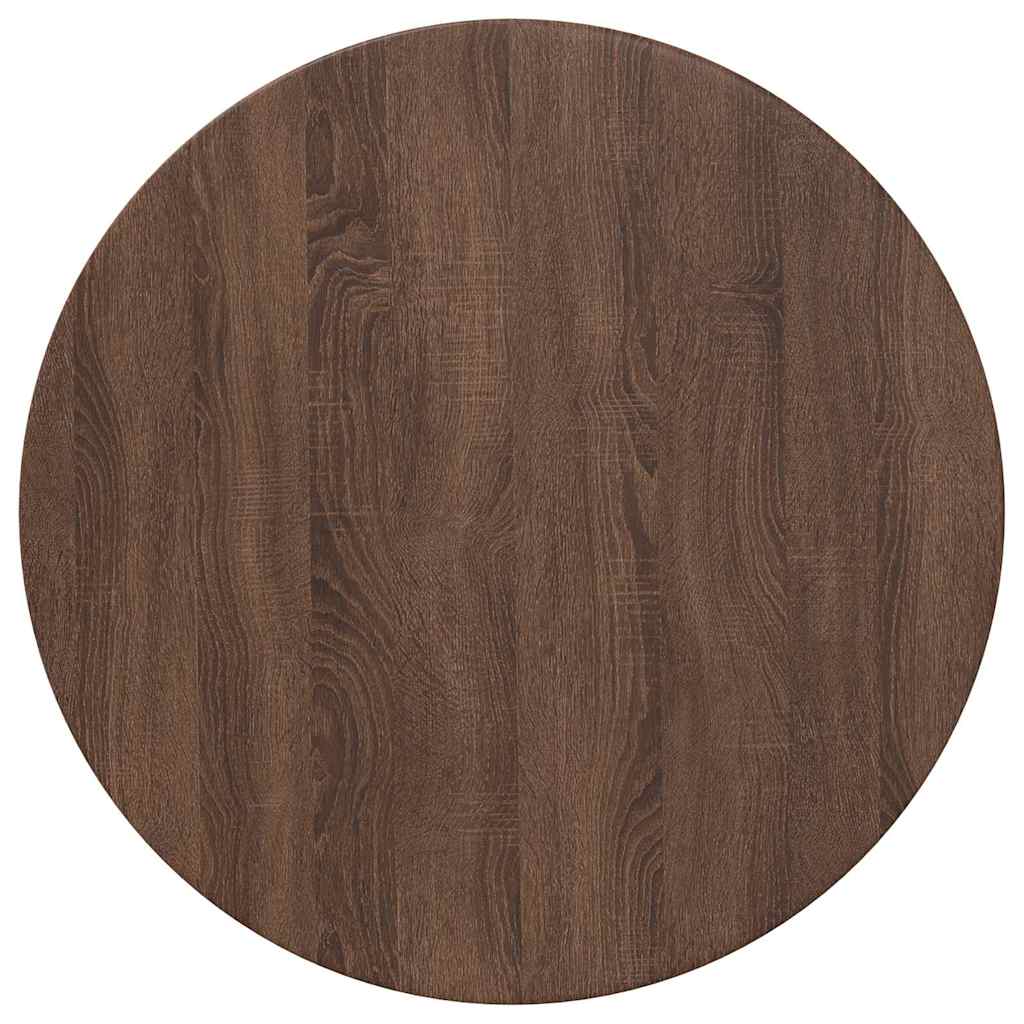 Tischplatte Braun Eichen-Optik 70 x 70 x 1,5 cm Holzwerkstoff