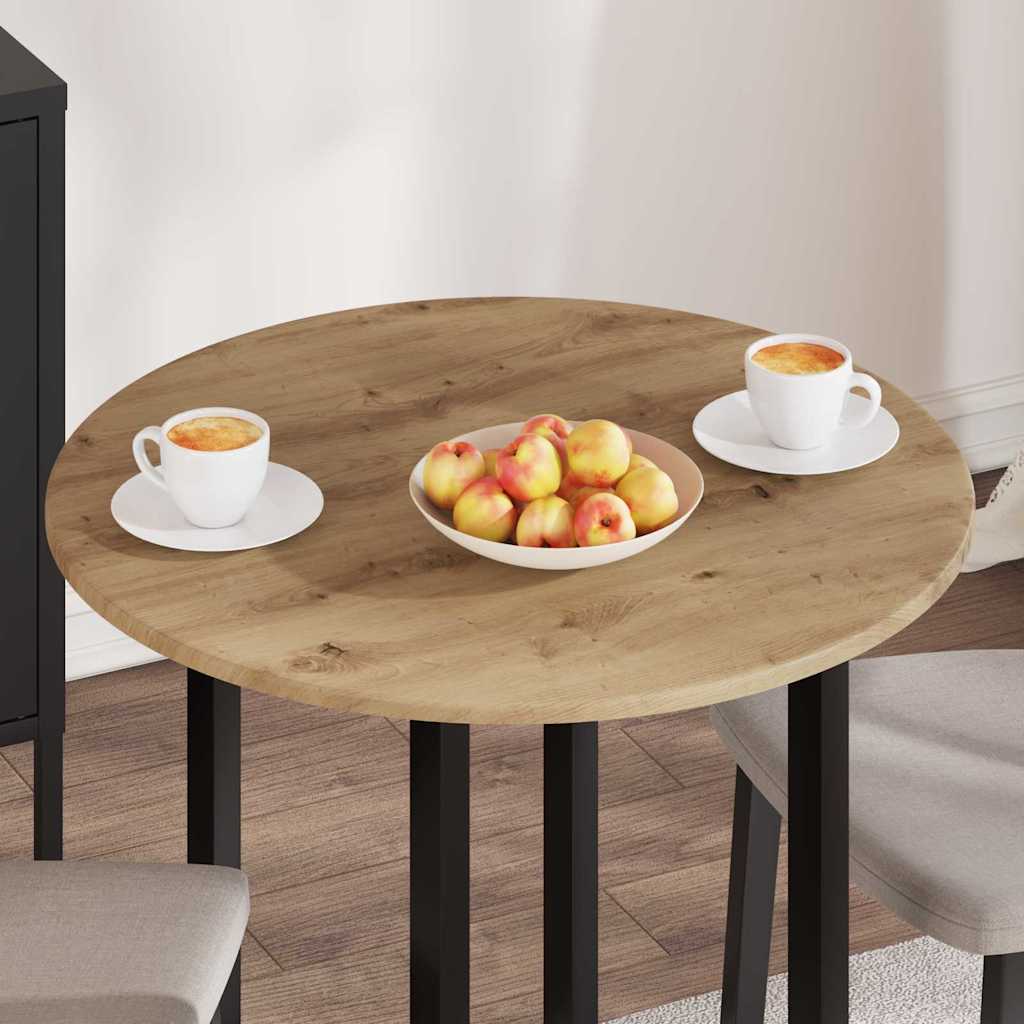 Tischplatte Artisan-Eiche 70 x 70 x 1,5 cm Holzwerkstoff
