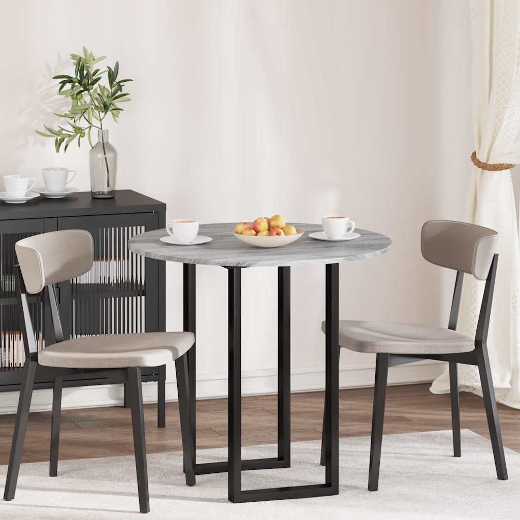 Tischplatte Grau Sonoma 80 x 80 x 1,5 cm Holzwerkstoff