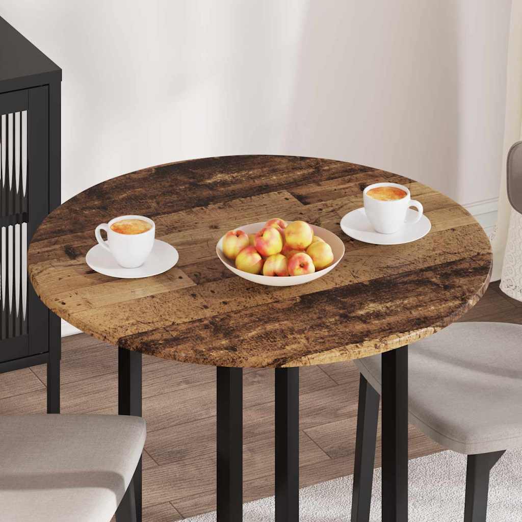 Tischplatte Altholz 80 x 80 x 1,5 cm Holzwerkstoff
