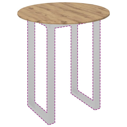 Tischplatte Artisan-Eiche 80 x 80 x 1,5 cm Holzwerkstoff