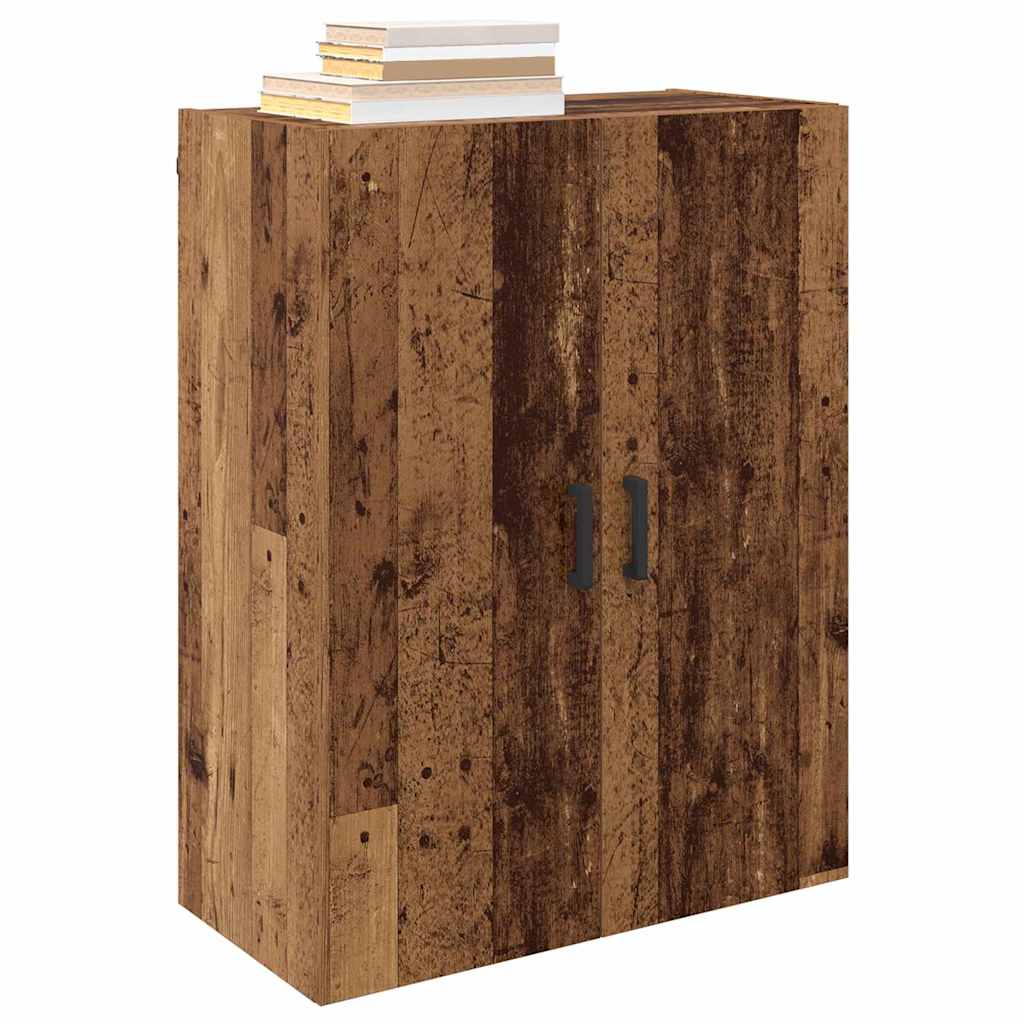 Wandmontierte Schränke 2 pcs Altholz 69.5 x 34 x 90 cm