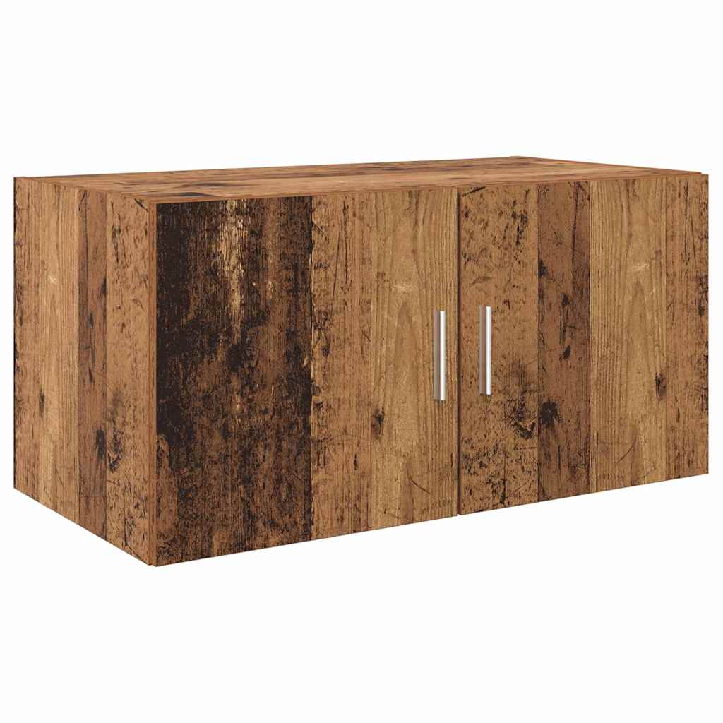 Badschrank Altholz 80 x 42,5 x 225 cm Holzwerkstoff