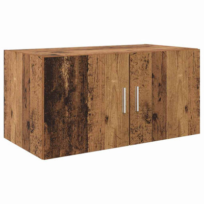 Badschrank Altholz 80 x 42,5 x 225 cm Holzwerkstoff