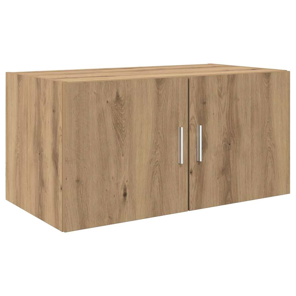 Badschrank Eiche handwerklich 80 x 42,5 x 225 cm Holzwerkstoff