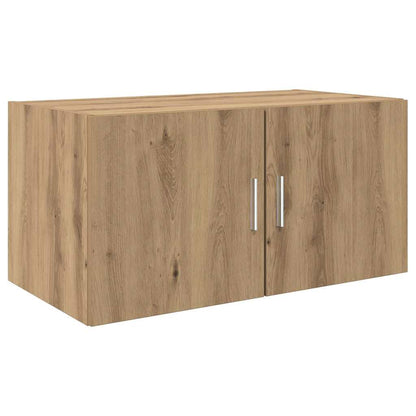 Badschrank Eiche handwerklich 80 x 42,5 x 225 cm Holzwerkstoff
