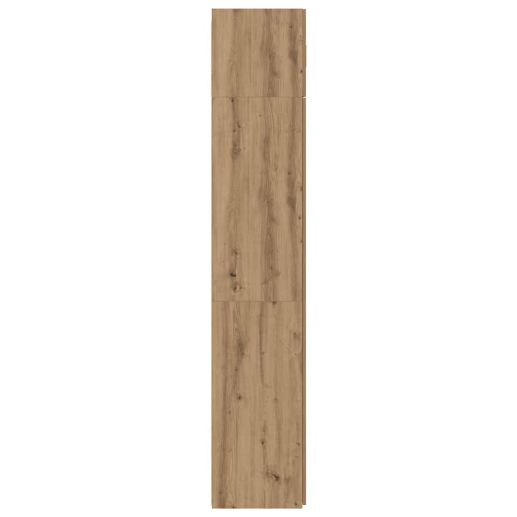 Badschrank Eiche handwerklich 80 x 42,5 x 225 cm Holzwerkstoff