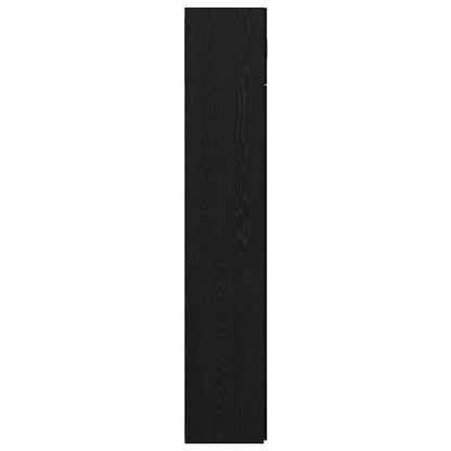 Badschrank Schwarze Eiche 80 x 41 x 225 cm Holzwerkstoff