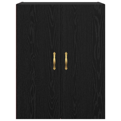 Wandmontierte Schränke 2 pcs Schwarze Eiche 69.5 x 34 x 90 cm